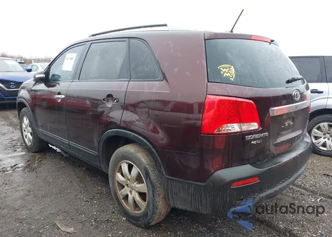 2013 Kia Sorento Lx V6 из США, поврежденный, VIN 5XYKTDA26DG310757